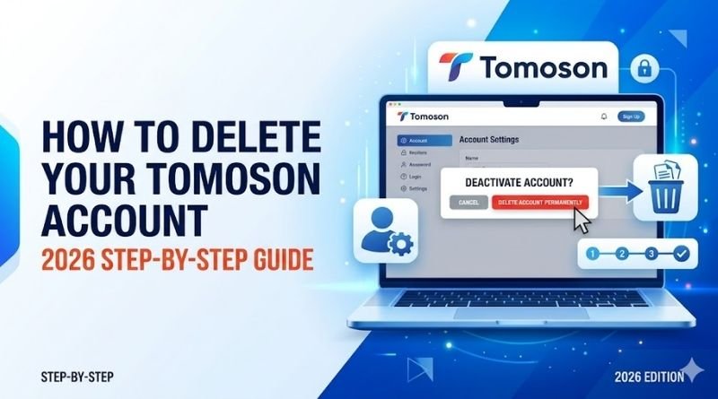 Delete Tomoson account